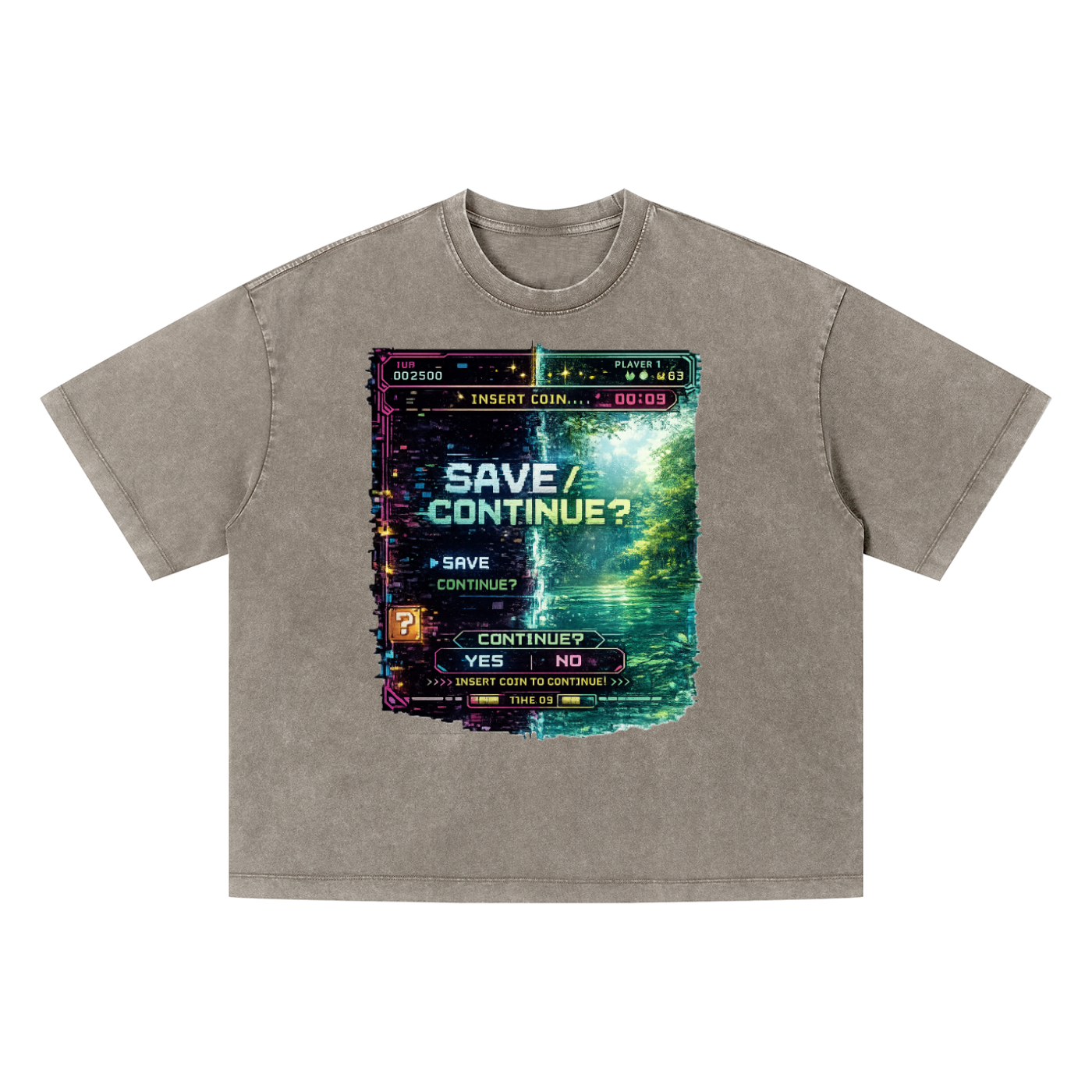 Unisex Vintage Wash Boxy T-Shirt