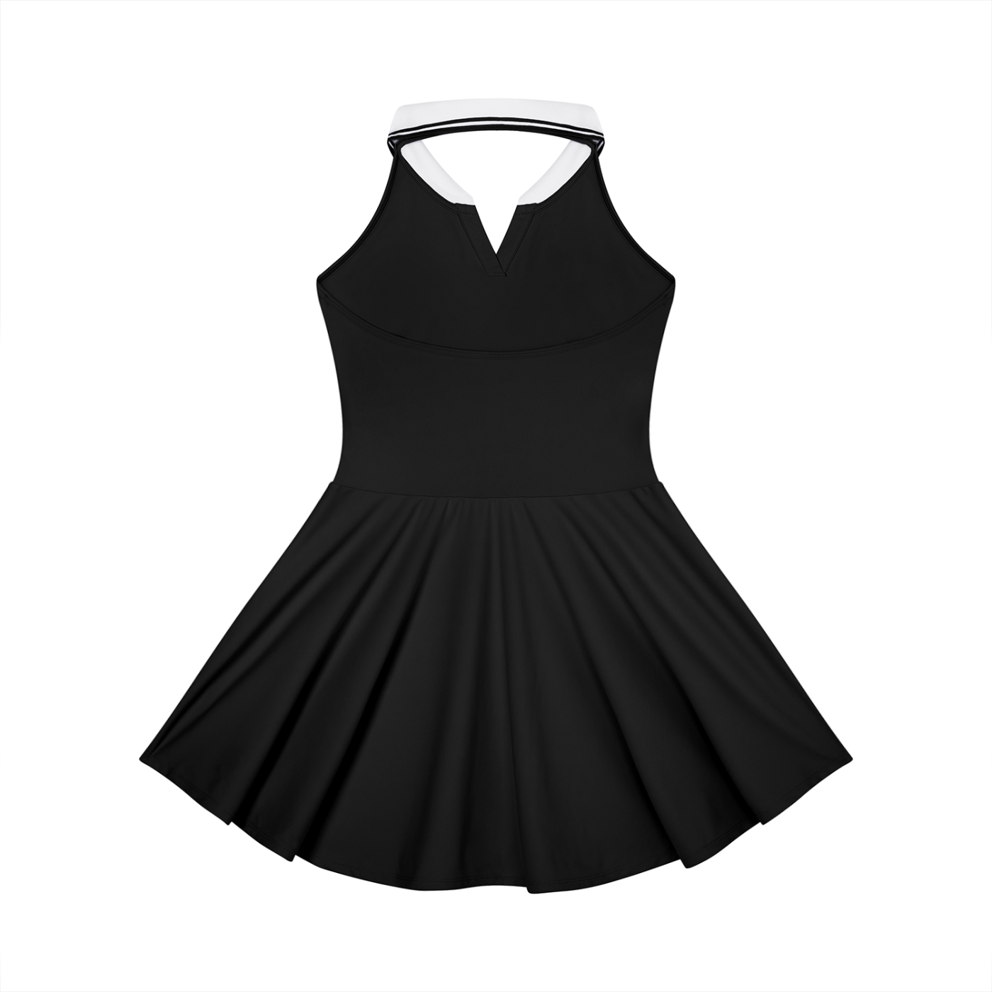 Women's Collared Halter A-Line Tennis Dress