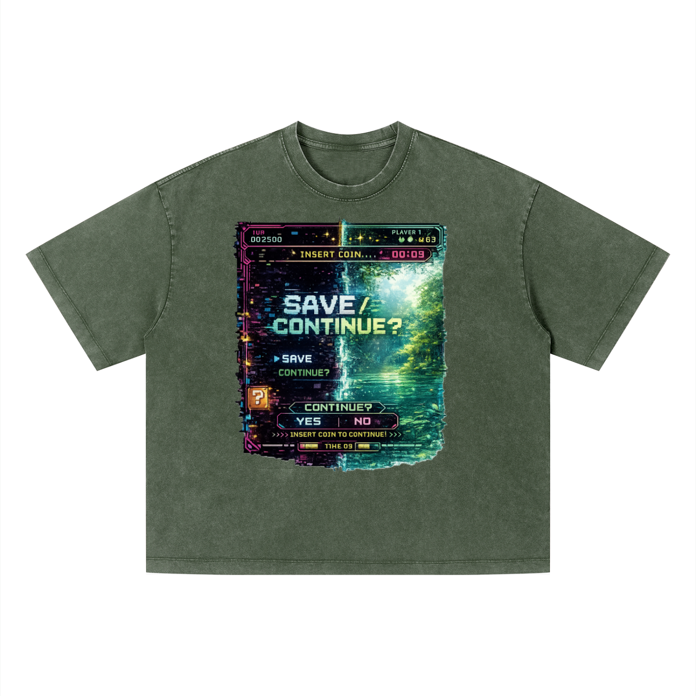 Unisex Vintage Wash Boxy T-Shirt