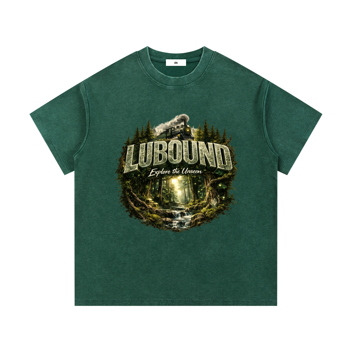 Mineral Wash Waffle Knit T-Shirt