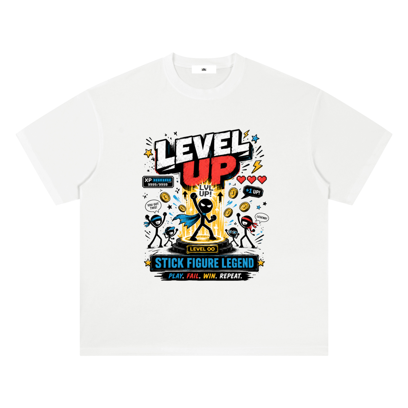 Men's Quick Dry Drop Shoulder T-Shirt