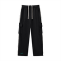 Side Stripe Straight-Leg Pants