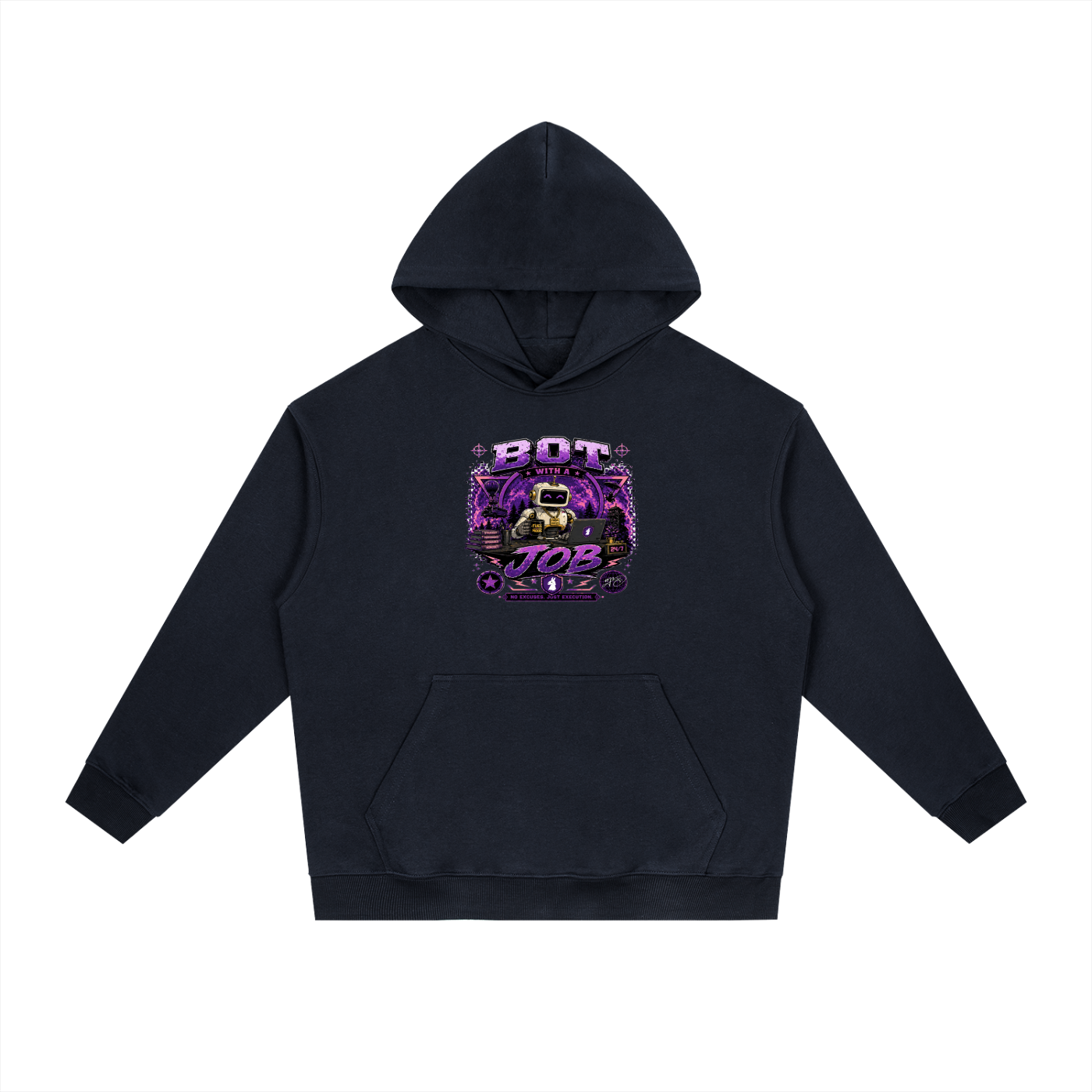 Bot With a Job Big Fella Hoodie