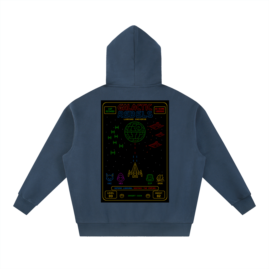 Essential Oversized Boxy Fit Fleece Hoodie