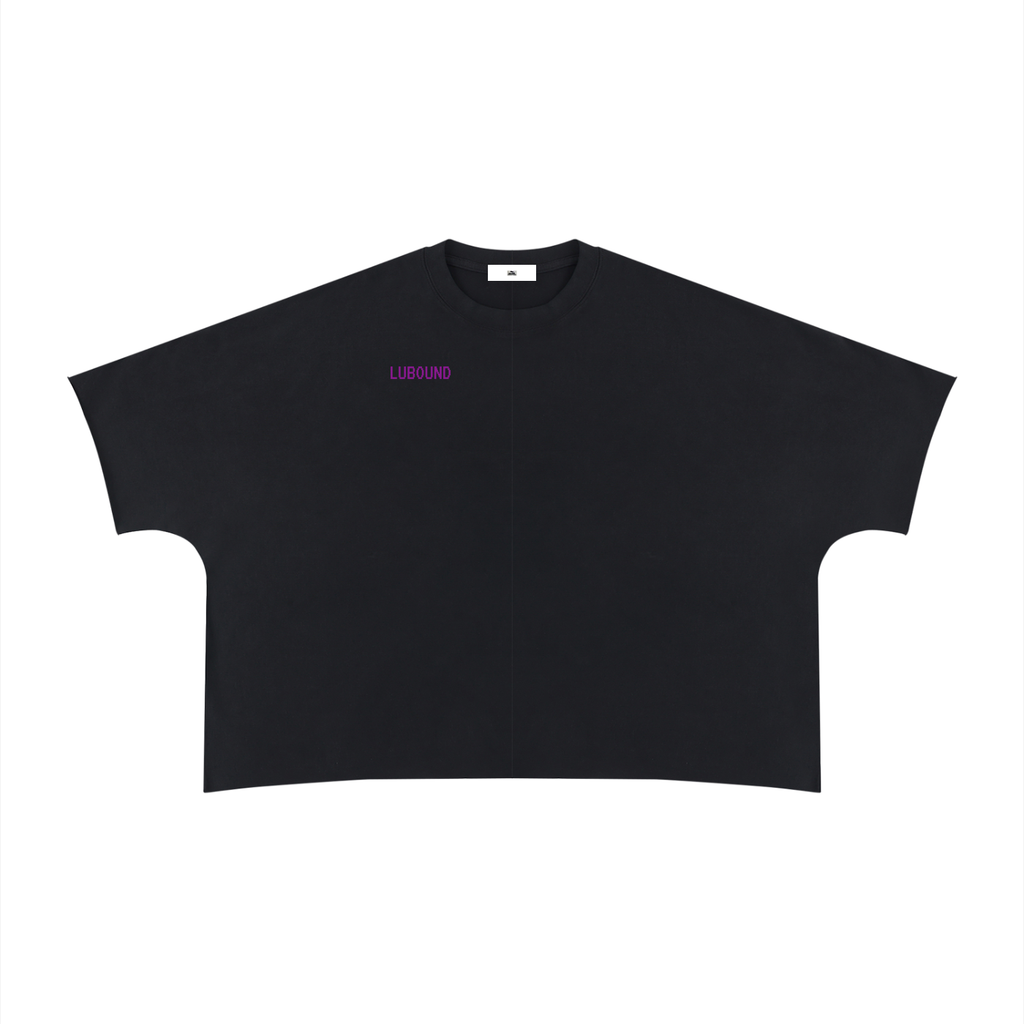 Unisex Heavyweight Boxy Raw Edge T-Shirt