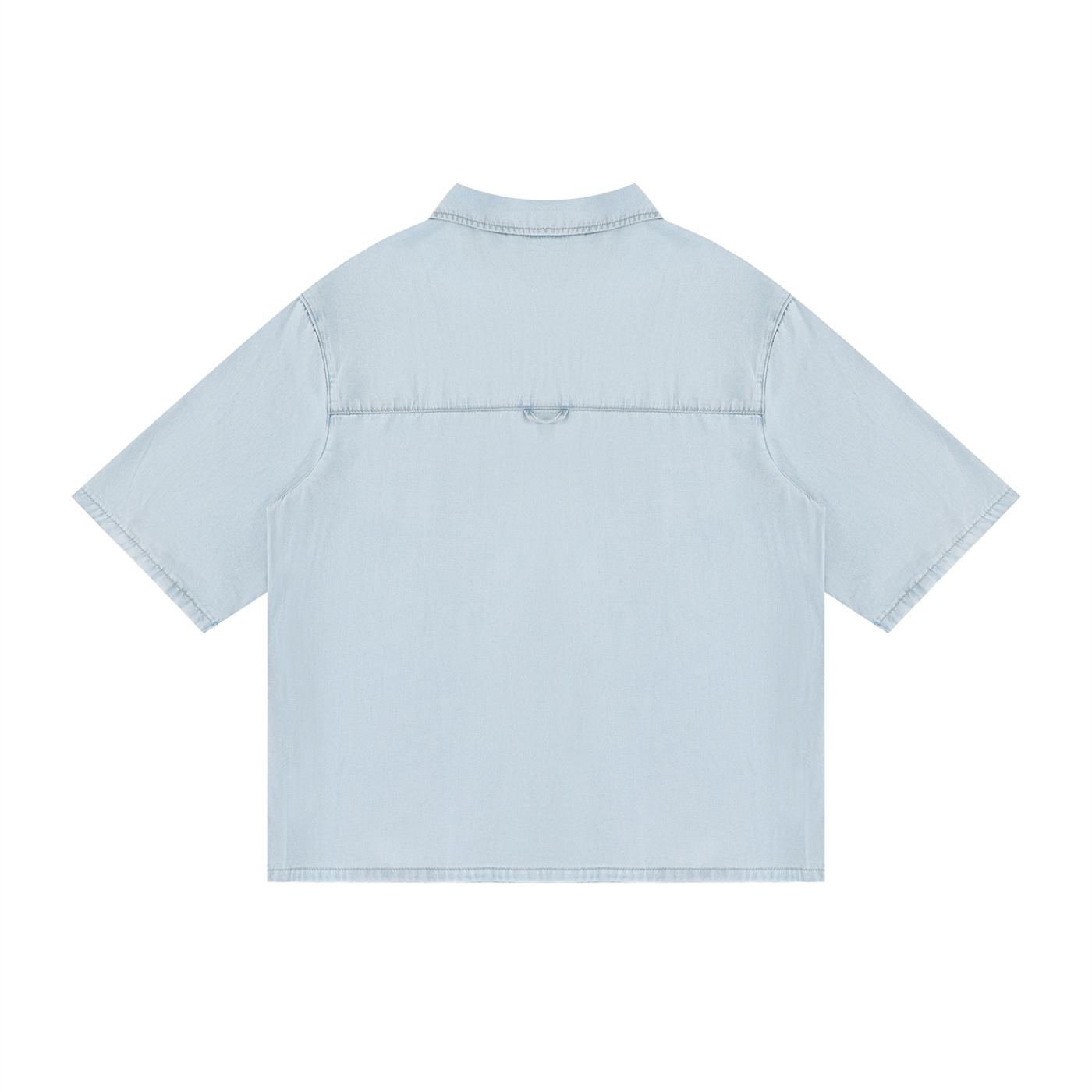 Unisex Vintage Wash Drop Shoulder Lyocell Shirt