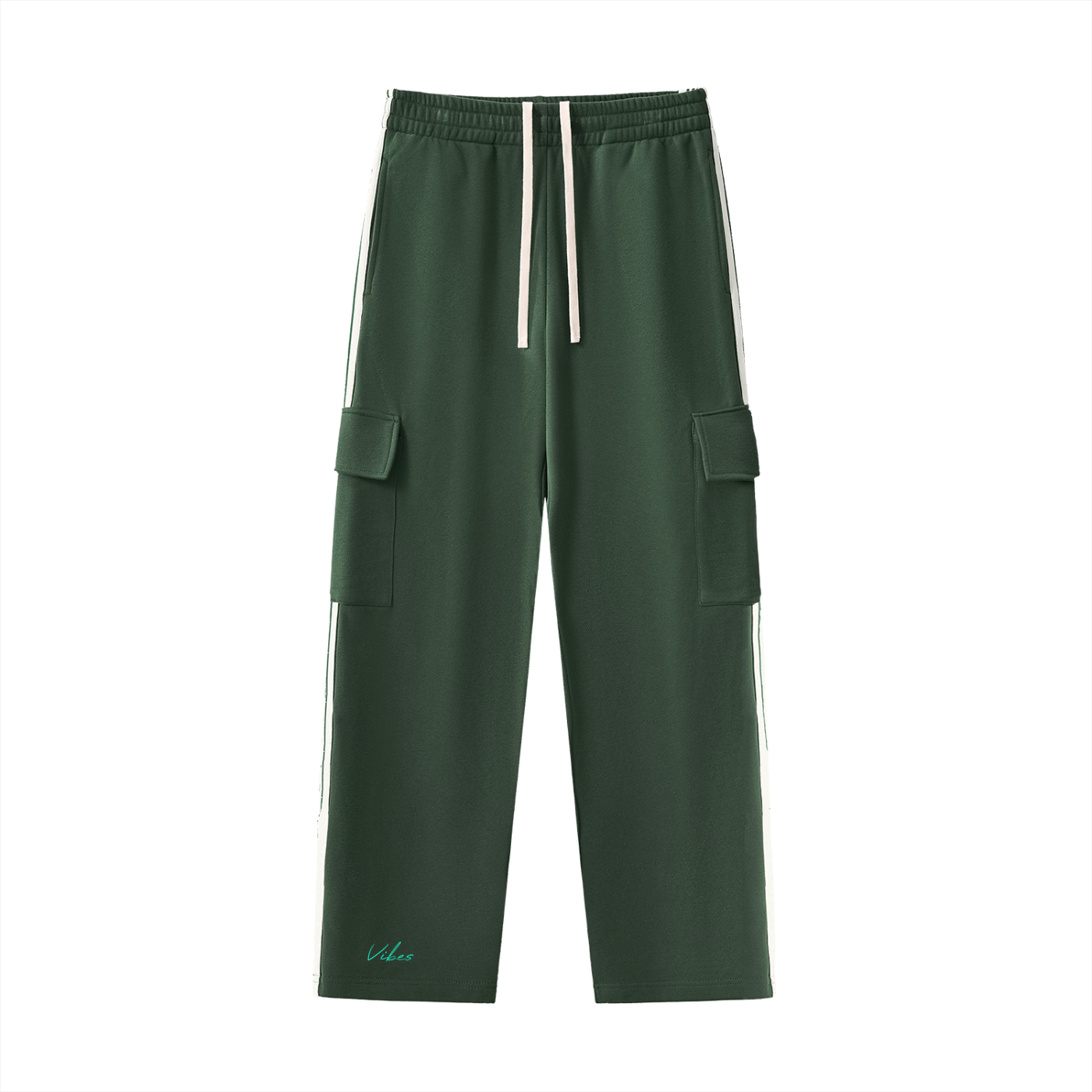 Side Stripe Straight-Leg Pants