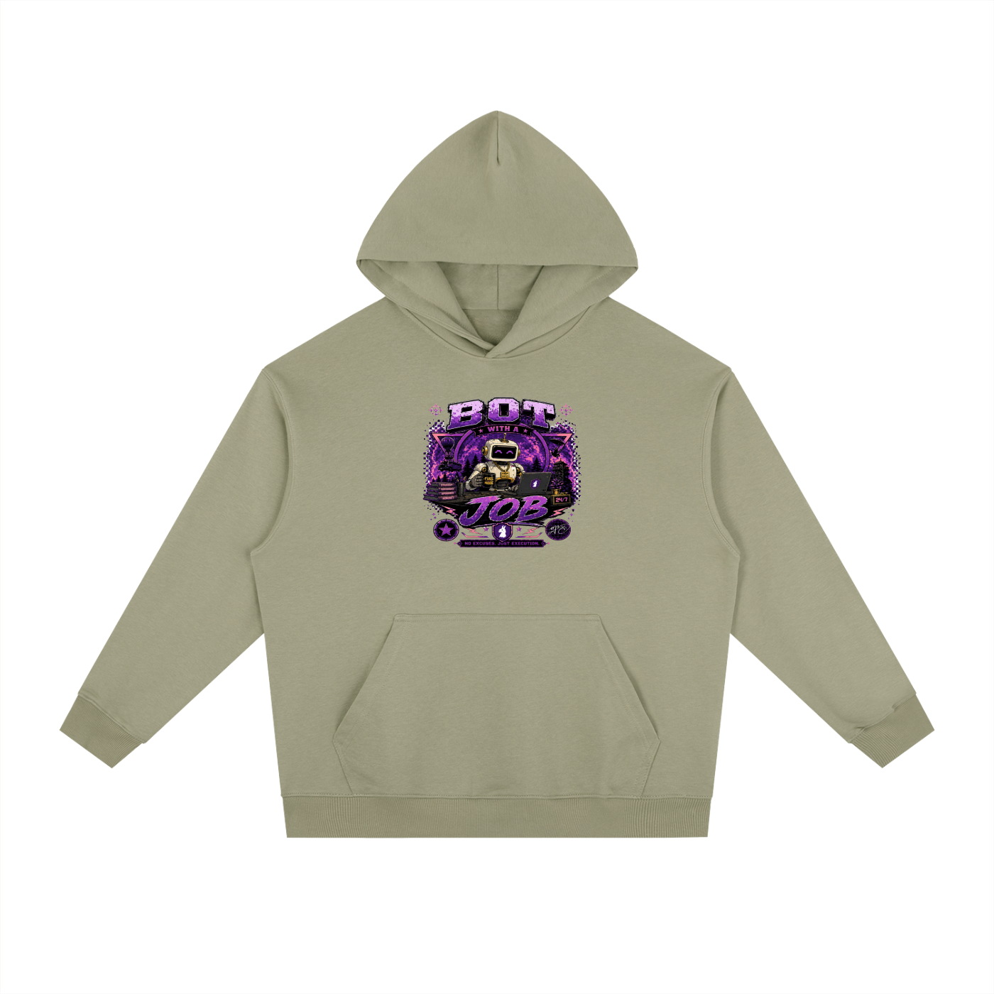 Bot With a Job Big Fella Hoodie
