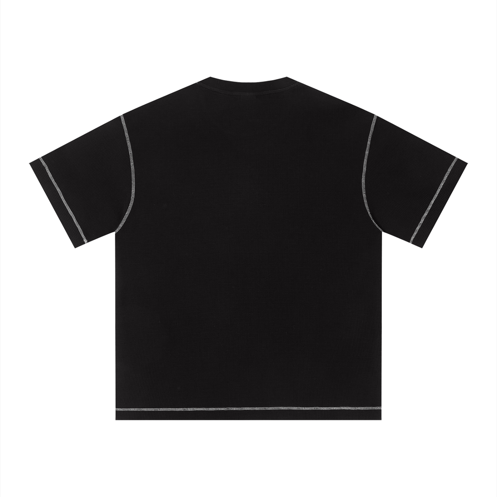 Unisex Sunfade Waffle Boxy T-Shirt