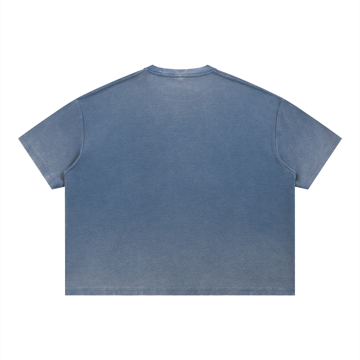 Unisex Vintage Wash Sunfade Boxy Waffle T-Shirt