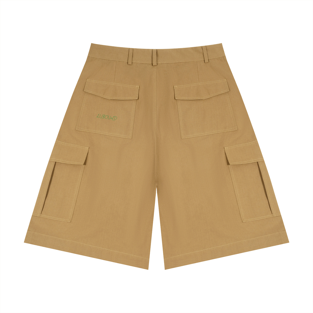 Unisex Woven Cargo Shorts