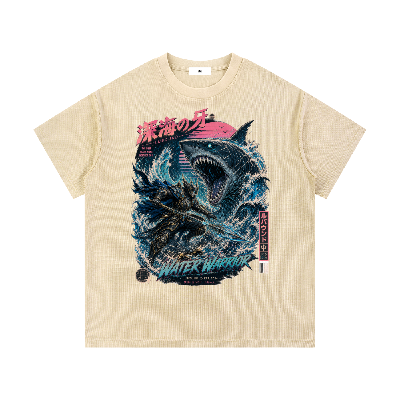 Mineral Wash Waffle Knit T-Shirt
