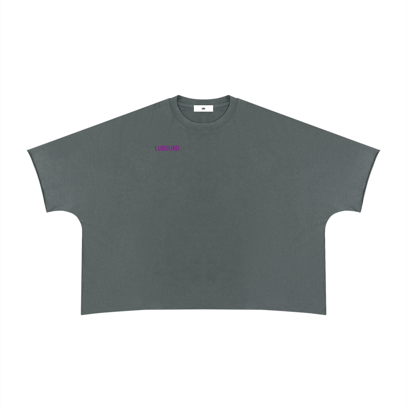 Unisex Heavyweight Boxy Raw Edge T-Shirt