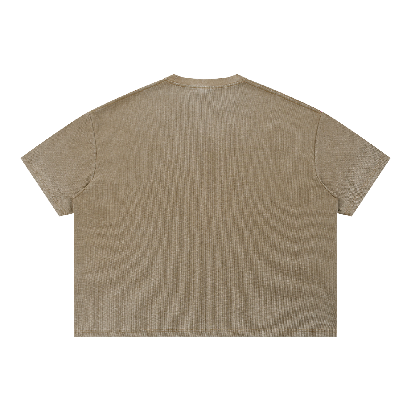 Unisex Vintage Wash Sunfade Boxy Waffle T-Shirt