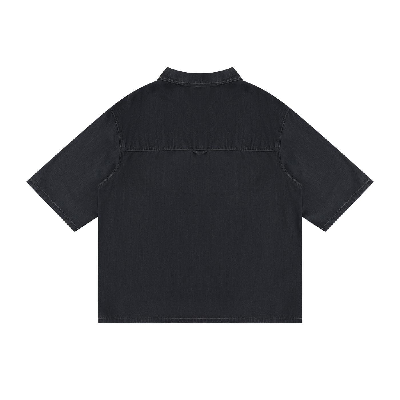 Unisex Vintage Wash Drop Shoulder Lyocell Shirt