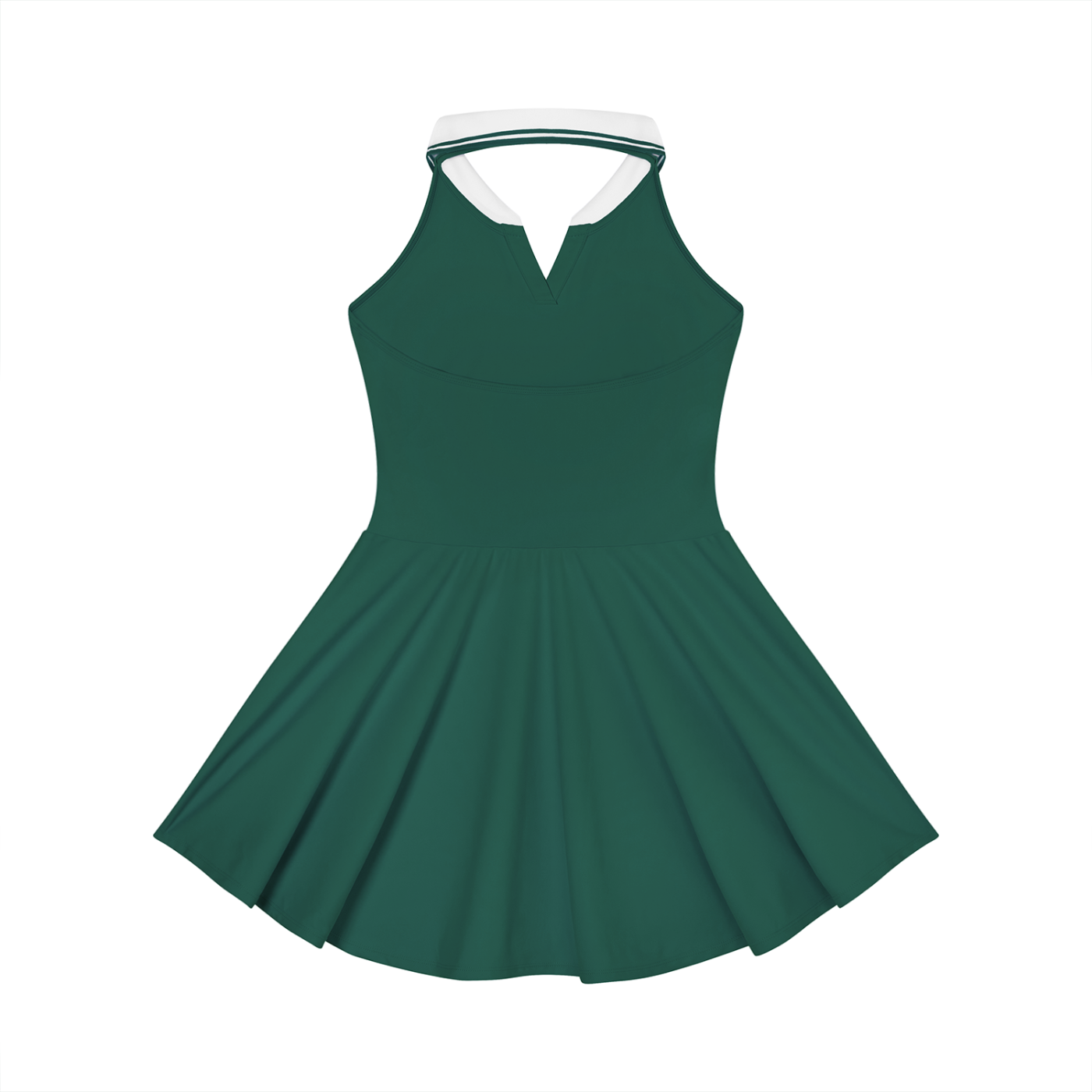 Women's Collared Halter A-Line Tennis Dress