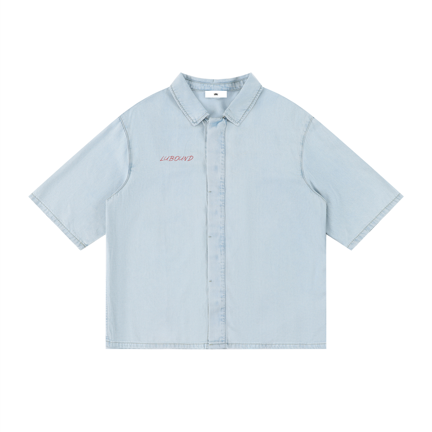 Unisex Vintage Wash Drop Shoulder Lyocell Shirt