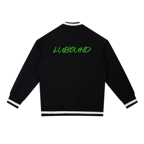 Contrast Piping Zip Bomber Jacket