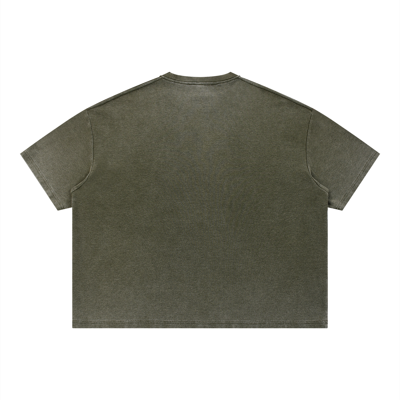 Unisex Vintage Wash Sunfade Boxy Waffle T-Shirt