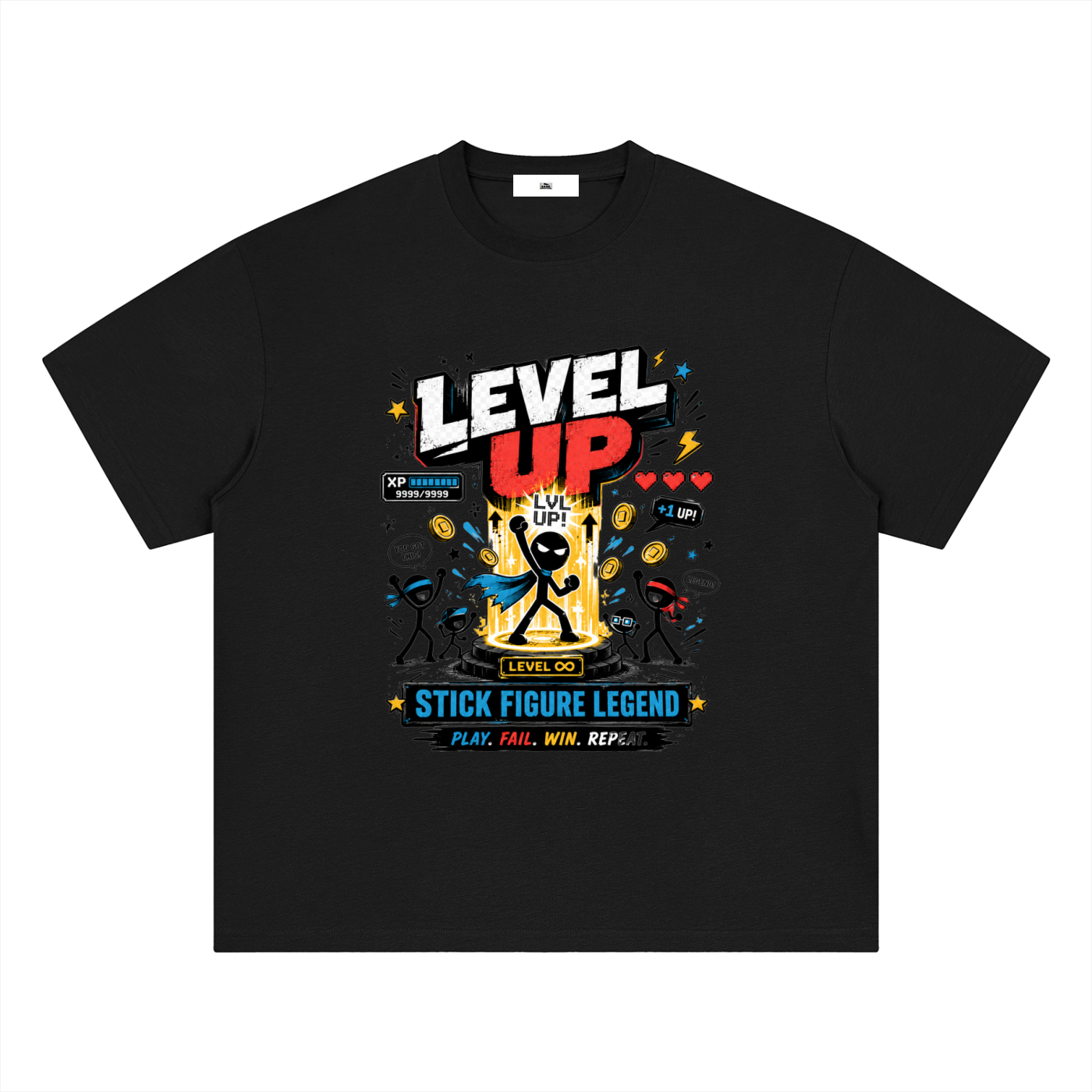 Men's Quick Dry Drop Shoulder T-Shirt