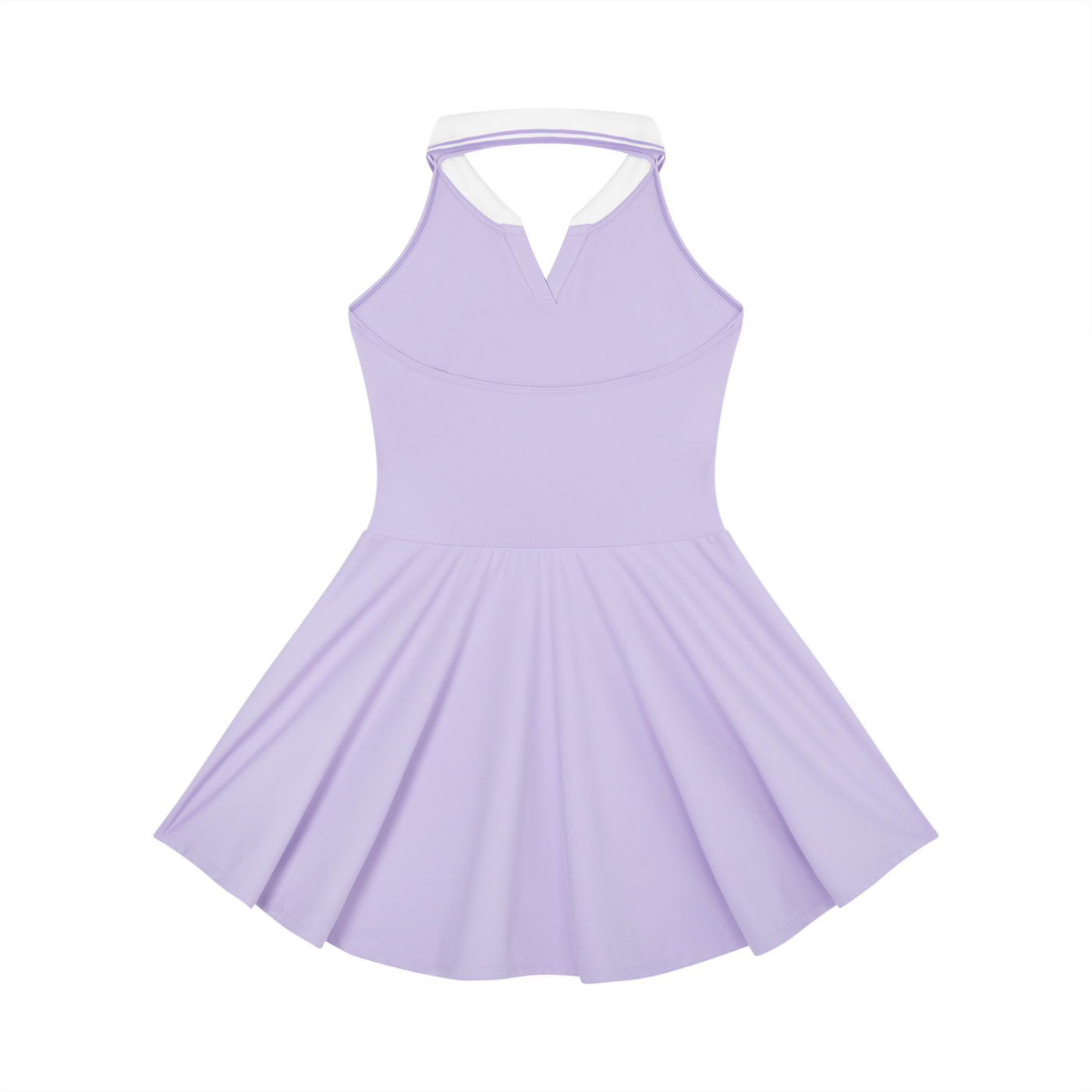 Women's Collared Halter A-Line Tennis Dress