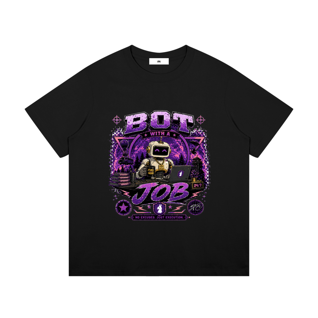 Bot with a Job The Big Fella Committee Unisex Mid-Weight Cotton T-Shirt