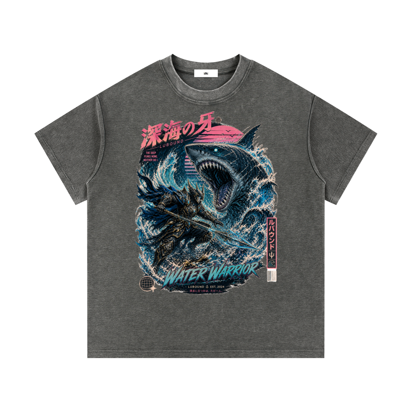 Mineral Wash Waffle Knit T-Shirt