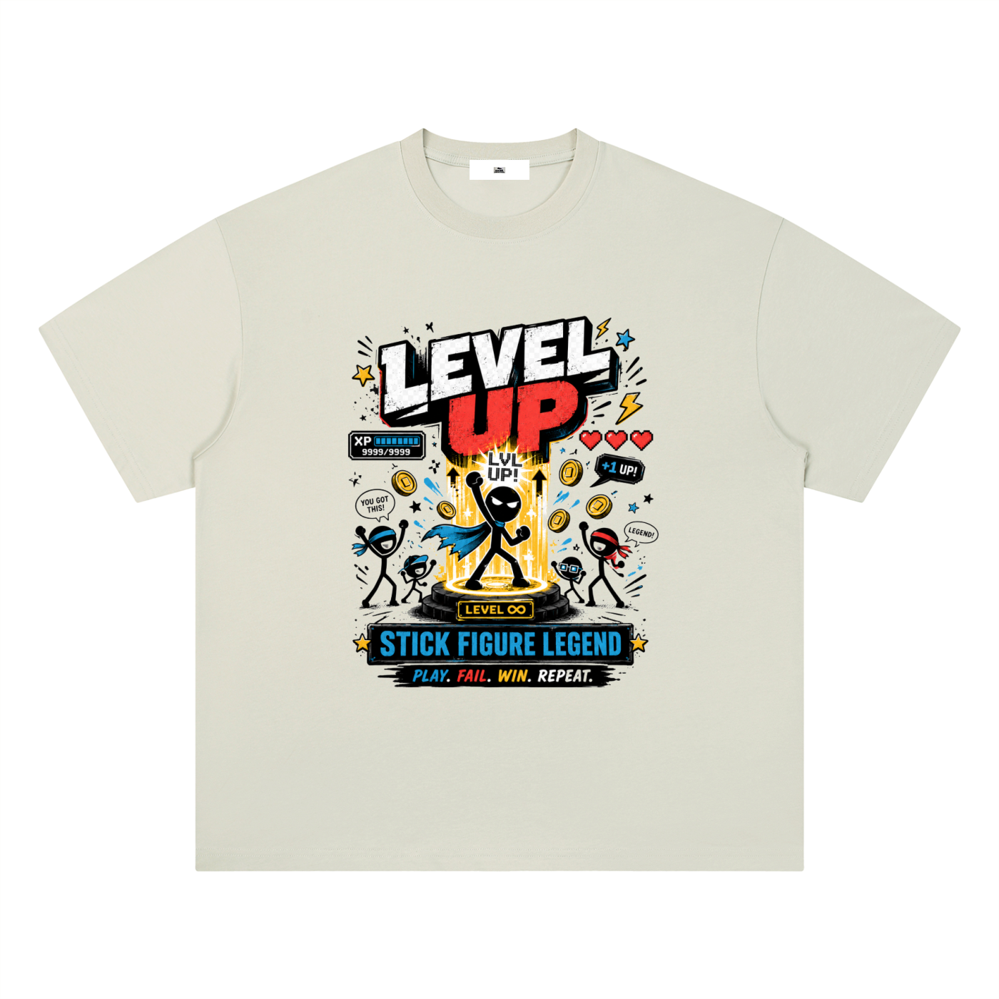 Men's Quick Dry Drop Shoulder T-Shirt