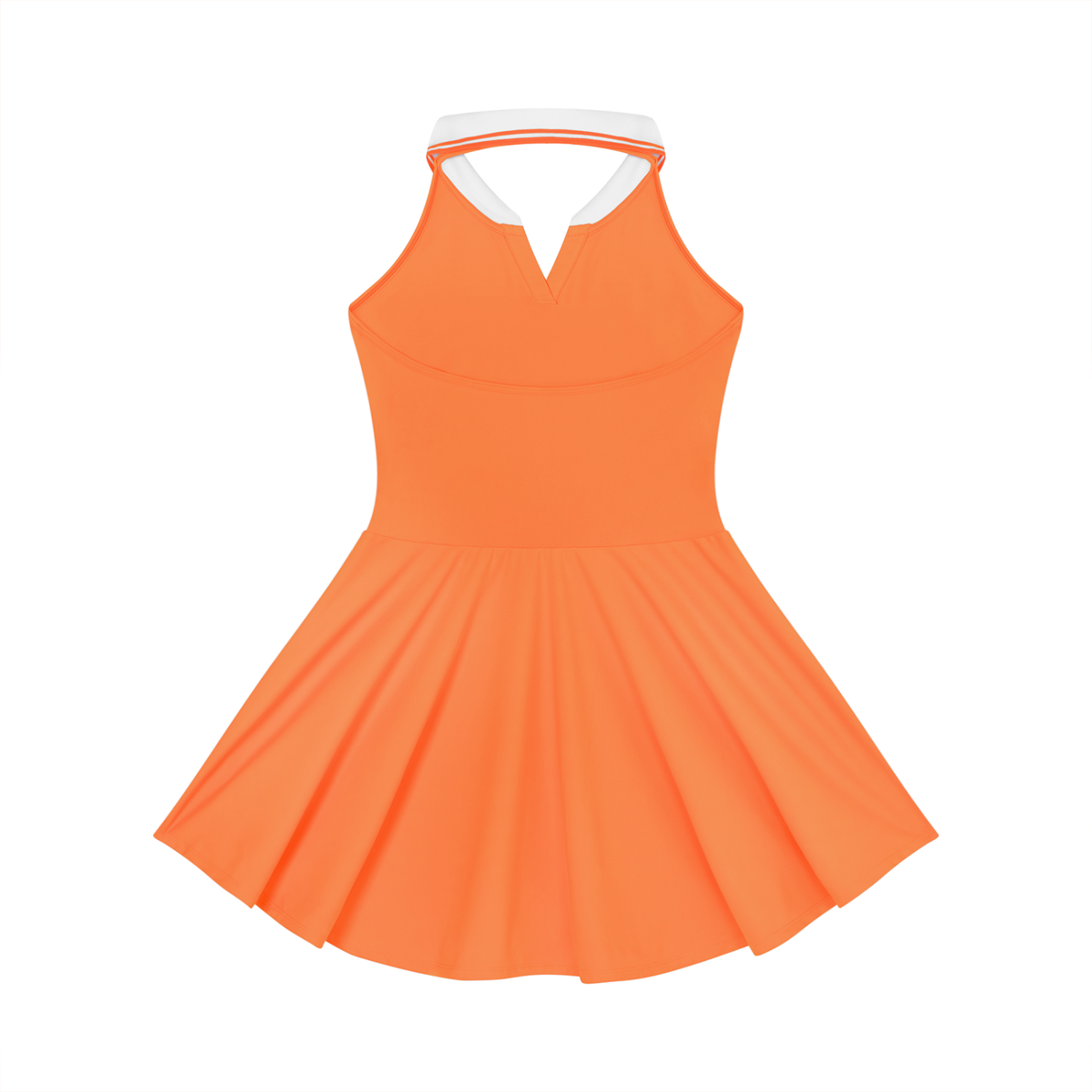 Women's Collared Halter A-Line Tennis Dress