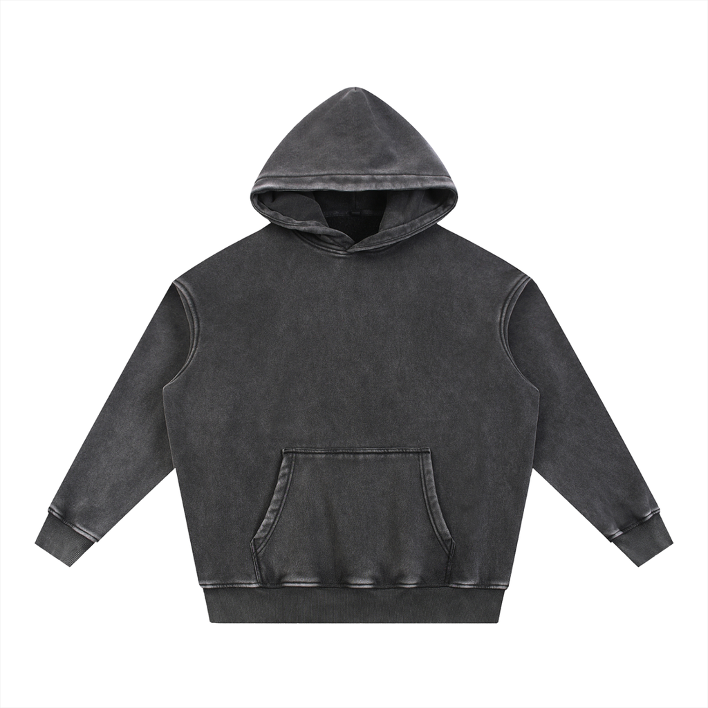 Lightning in a bottle Snow Wash Fleece Oversize Hoodie