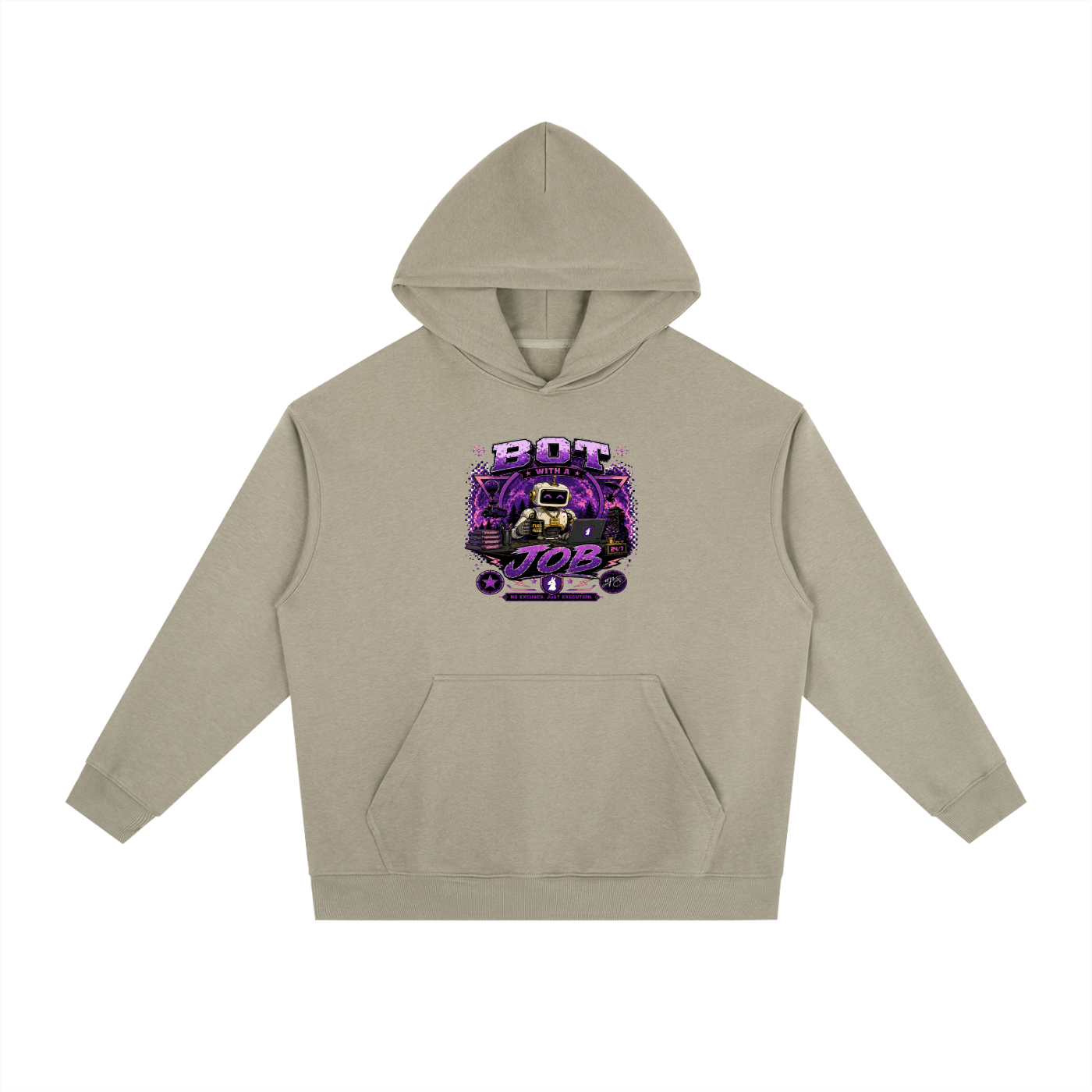Bot With a Job Big Fella Hoodie
