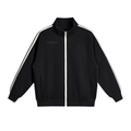 Contrast Side-Stripe Stand Collar  Jacket