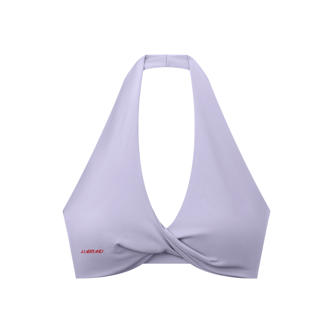 Women's Pleated Halter Sports Bra