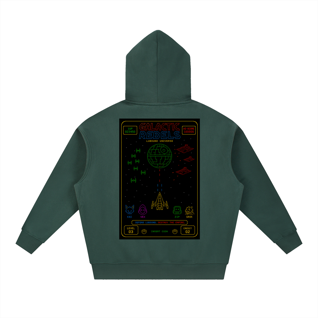Essential Oversized Boxy Fit Fleece Hoodie