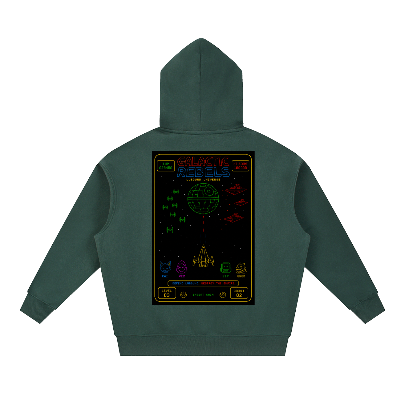 Essential Oversized Boxy Fit Fleece Hoodie