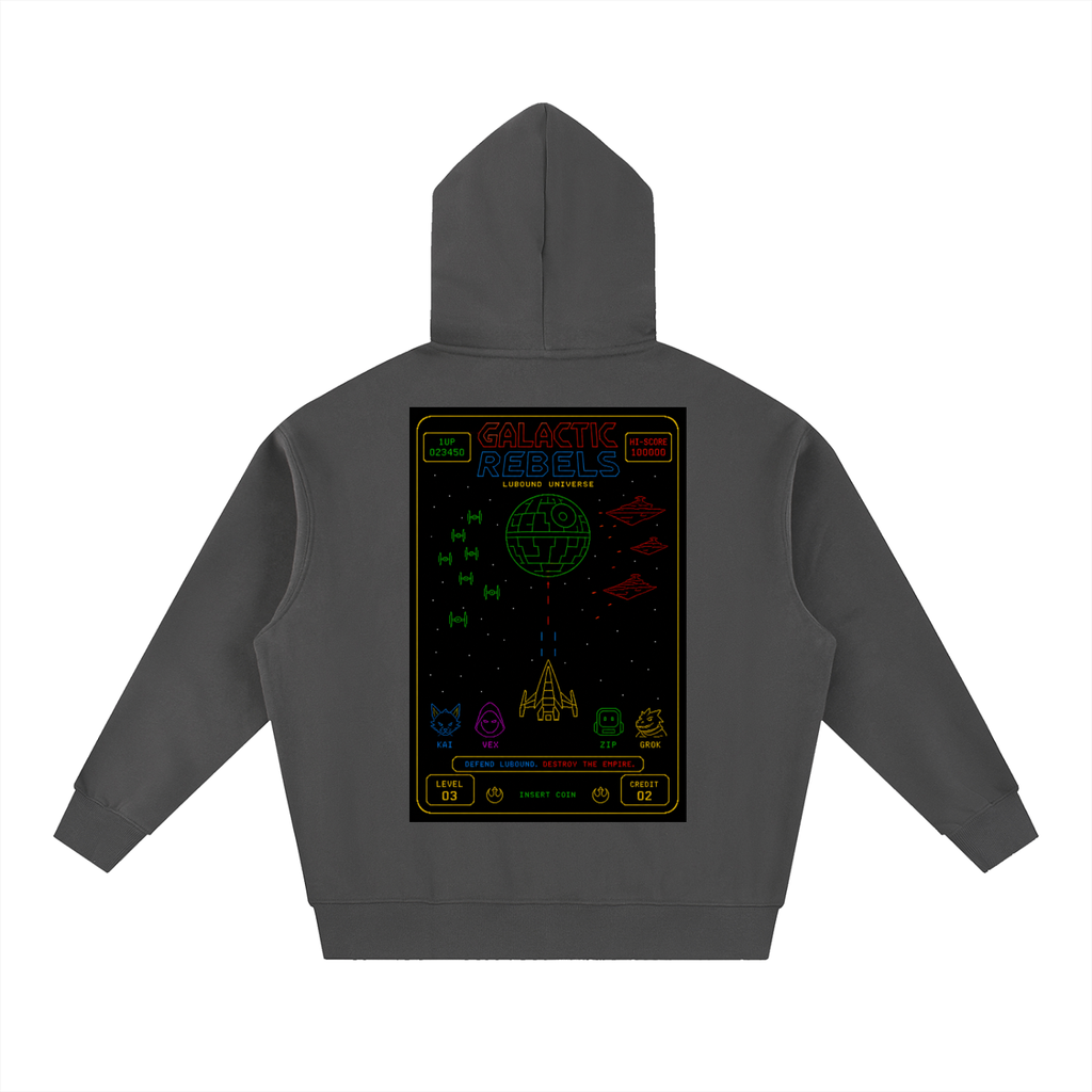 Essential Oversized Boxy Fit Fleece Hoodie