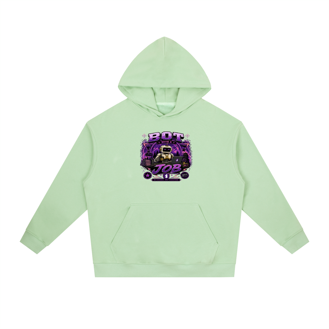 Bot With a Job Big Fella Hoodie