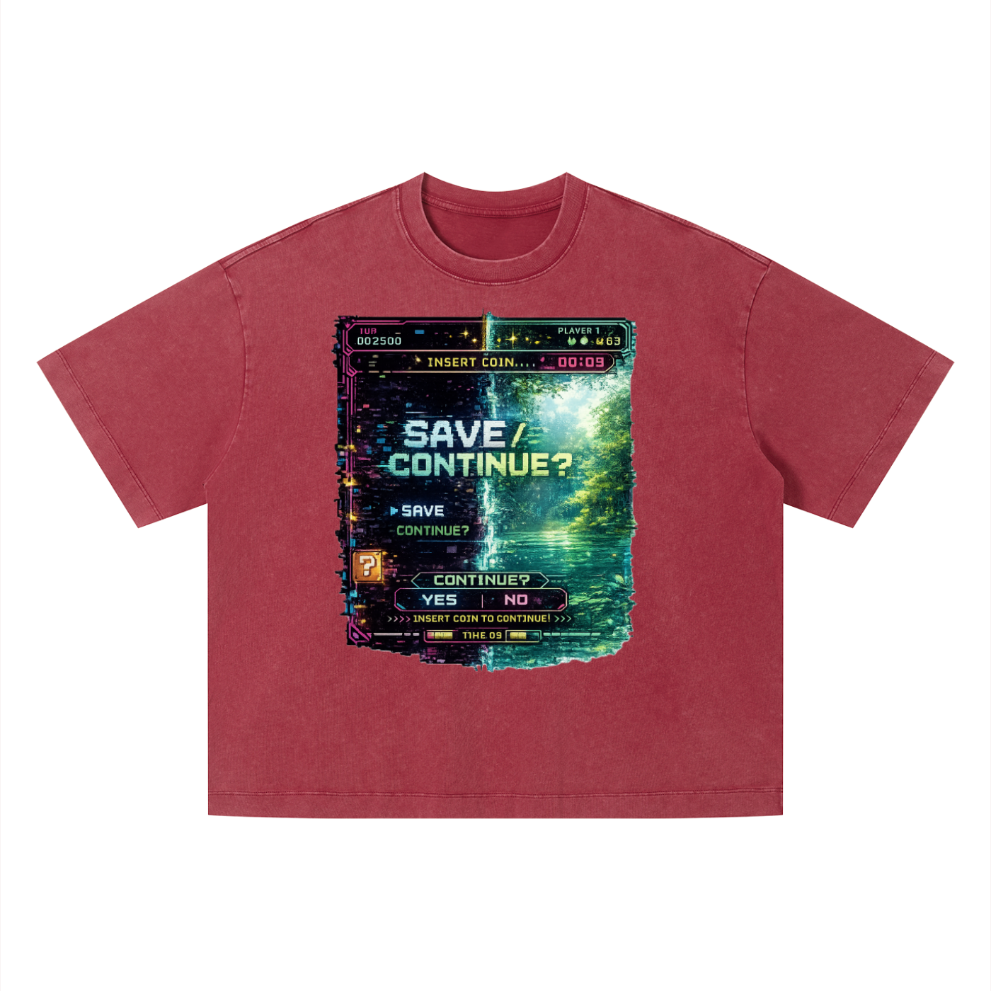 Unisex Vintage Wash Boxy T-Shirt