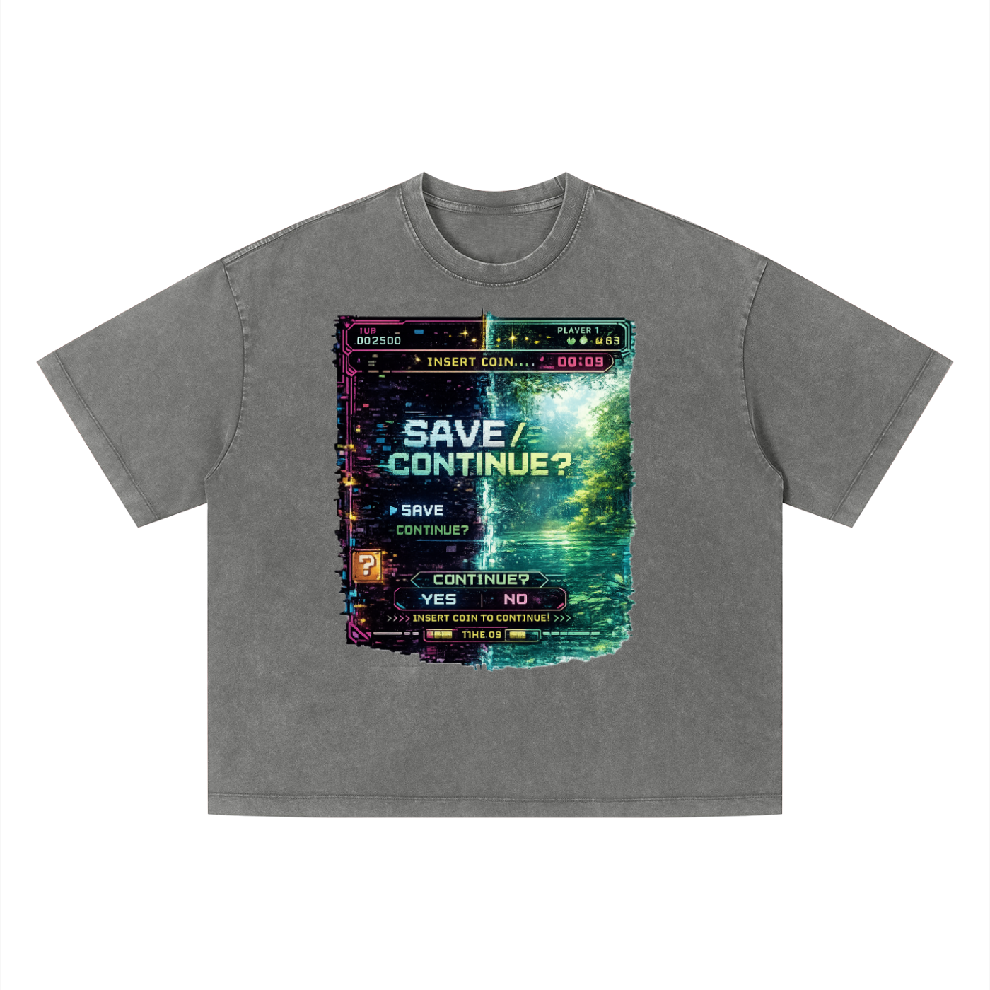 Unisex Vintage Wash Boxy T-Shirt
