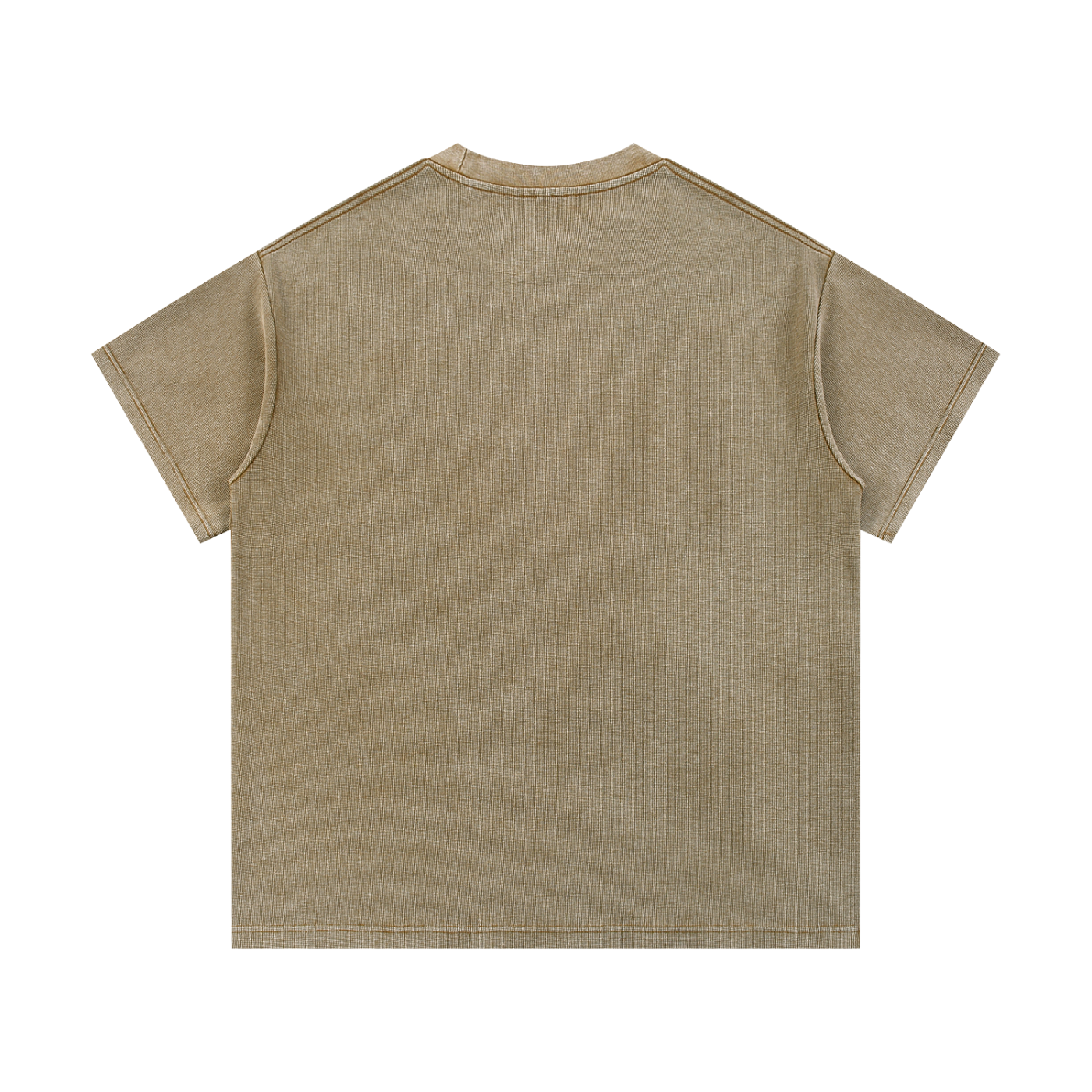 Mineral Wash Waffle Knit T-Shirt