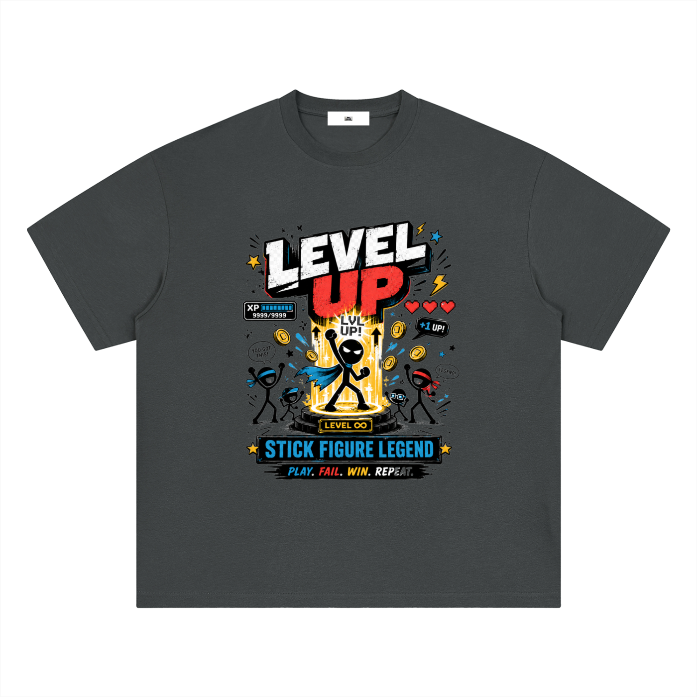 Men's Quick Dry Drop Shoulder T-Shirt