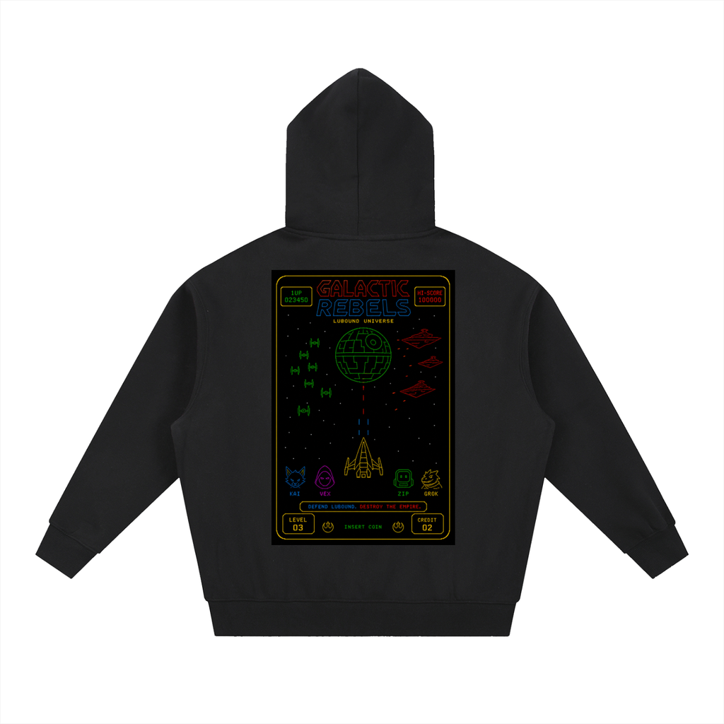 Essential Oversized Boxy Fit Fleece Hoodie
