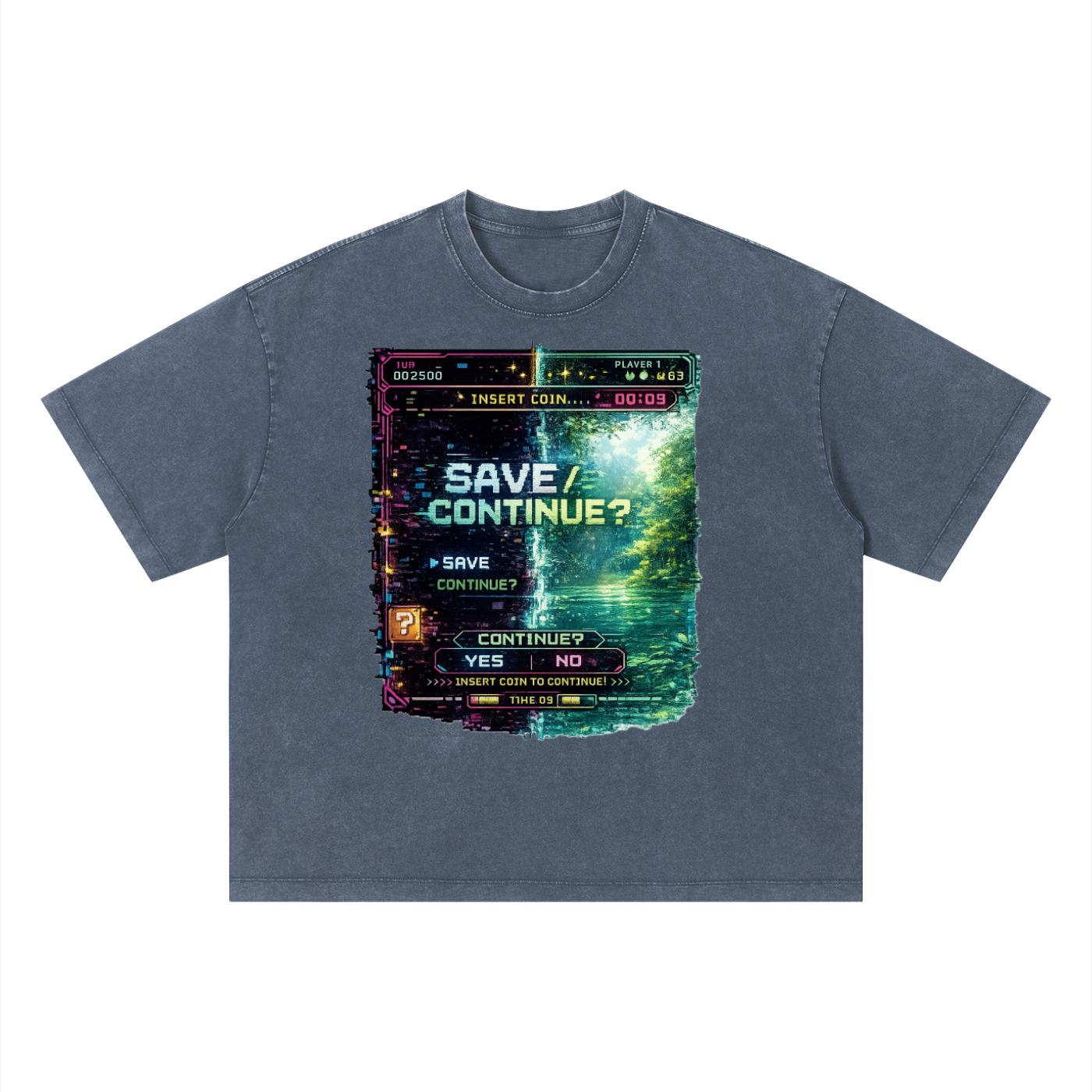 Unisex Vintage Wash Boxy T-Shirt