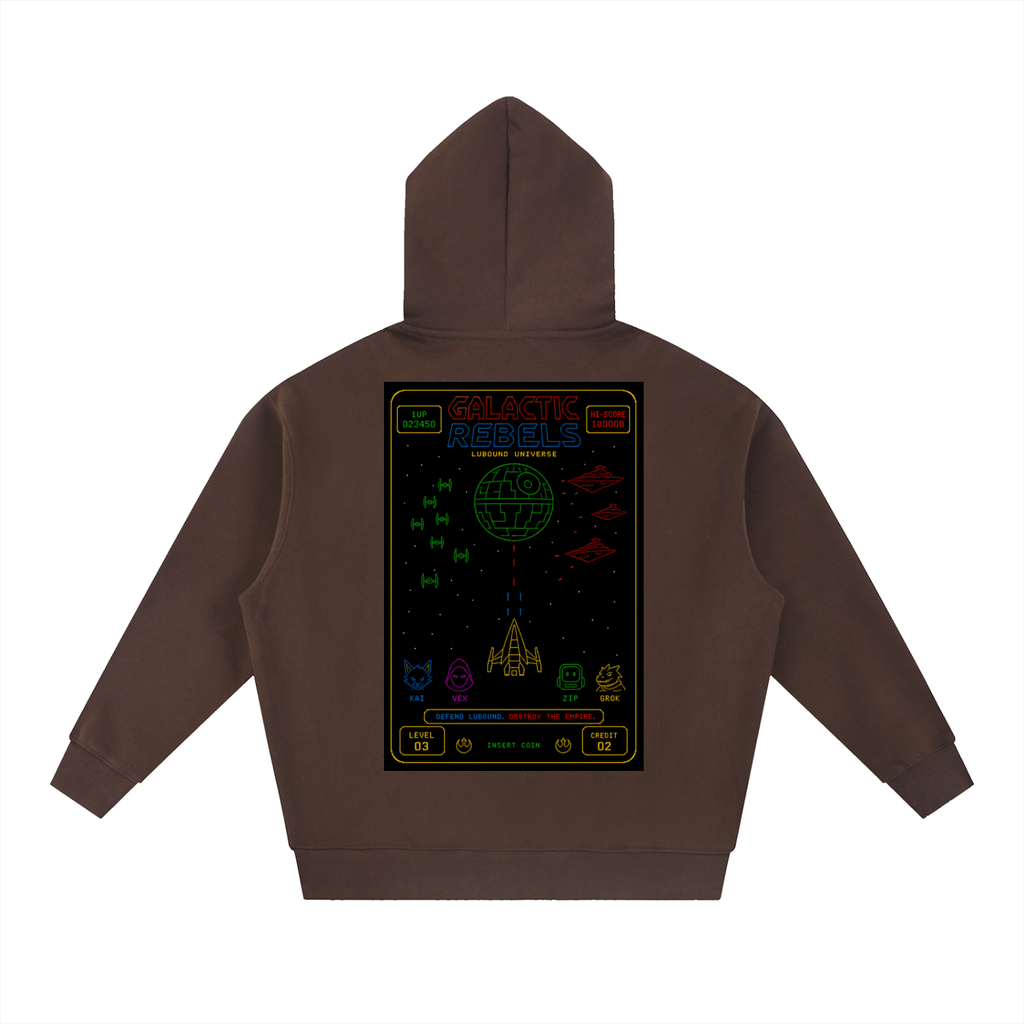 Essential Oversized Boxy Fit Fleece Hoodie