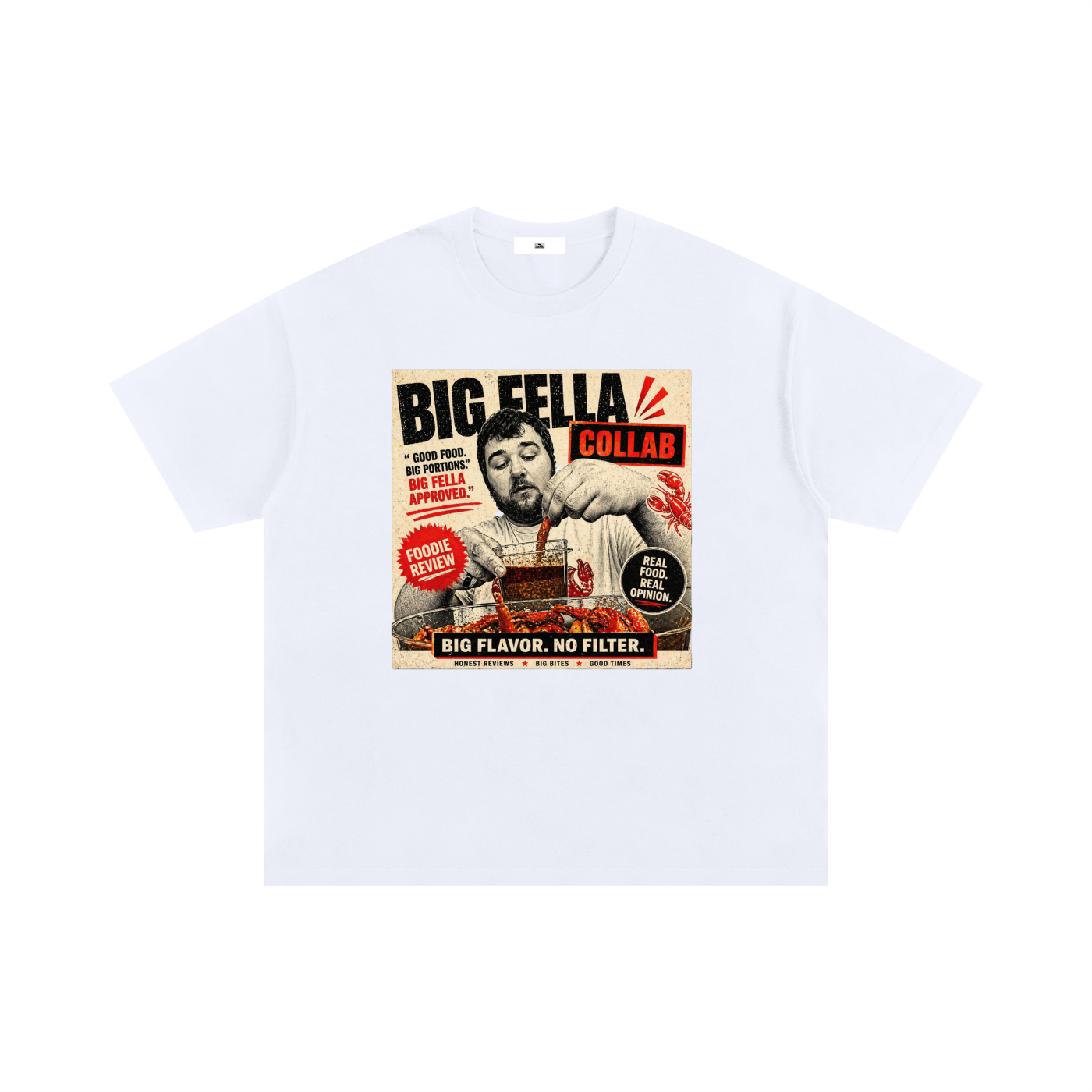 The BIG FELLA COLLAB Oversized Cotton T-Shirt