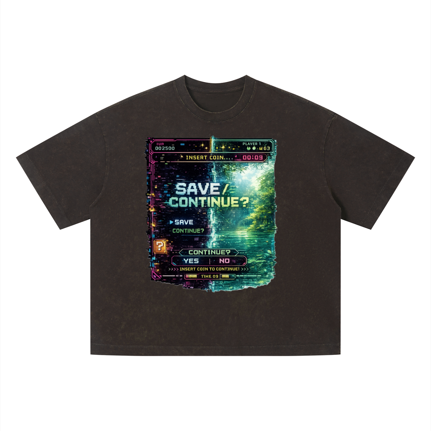 Unisex Vintage Wash Boxy T-Shirt