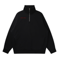 Quarter-Zip Drop Shoulder Sweatshirt