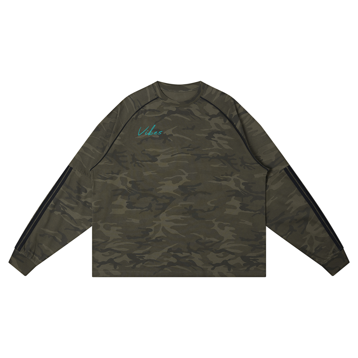 Unisex Camo Loose Long Sleeve T-Shirt