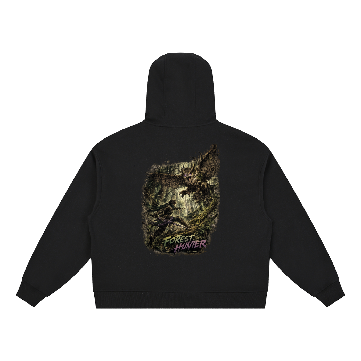 Boxy Button Placket Hoodie