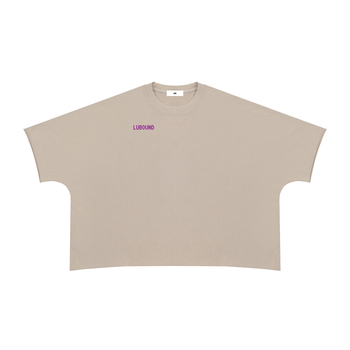 Unisex Heavyweight Boxy Raw Edge T-Shirt